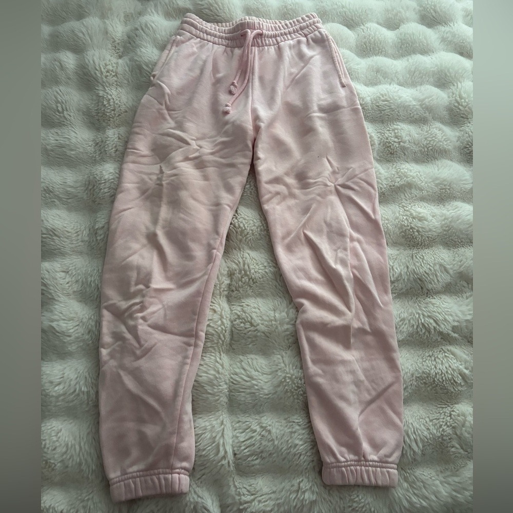 Light Pink Aritzia Jogger Pants